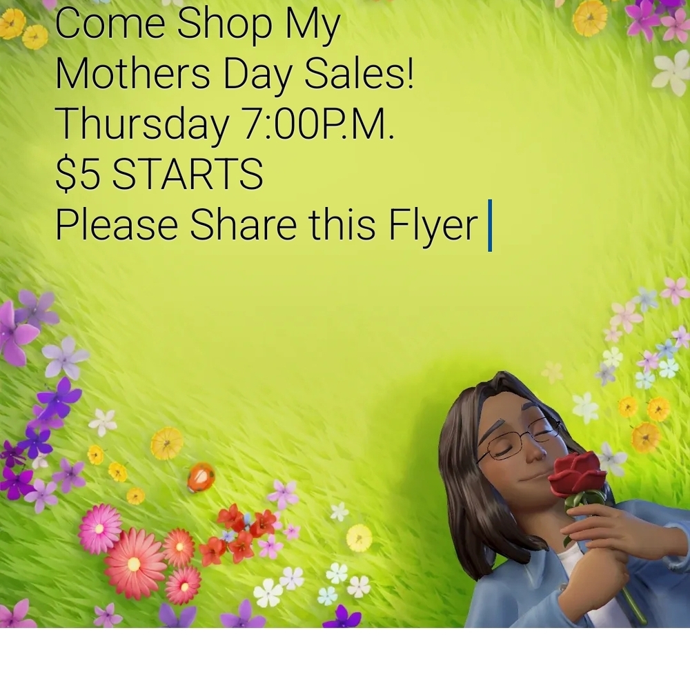 Mother's Day Sales Flyer